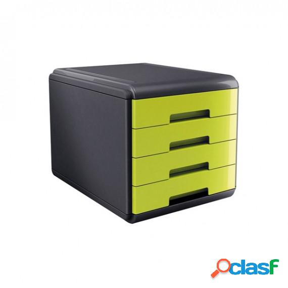 Cassettiera Mydesk - 29,5x38,5x28,2 cm - 4 cassetti da 4,5