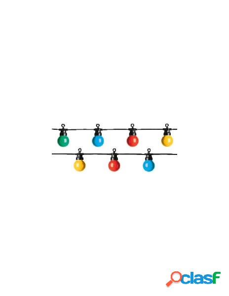 Catena 20 luci colorate - lunghezza totale 15m