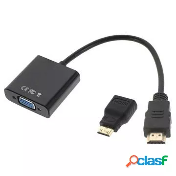 Cavo adattatore HDMI, Mini HDMI/VGA