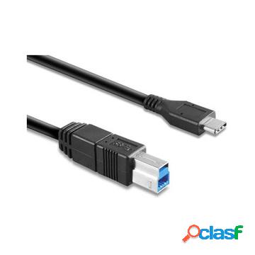 Cavo adattatore da usb 3.1 type c a usb 3.0 tipo b maschio 1