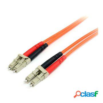 Cavo patch duplex in fibra multimodale 62,5/125 1 m lc - lc