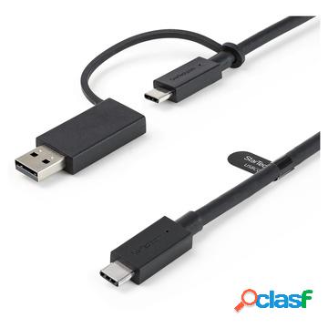 Cavo usb-c da 1m con adattatore dongle usb-a
