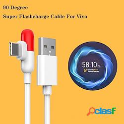 Cavo usb tipo c a 90 gradi per vivo iqoo 5 3 x27 pro cavo di