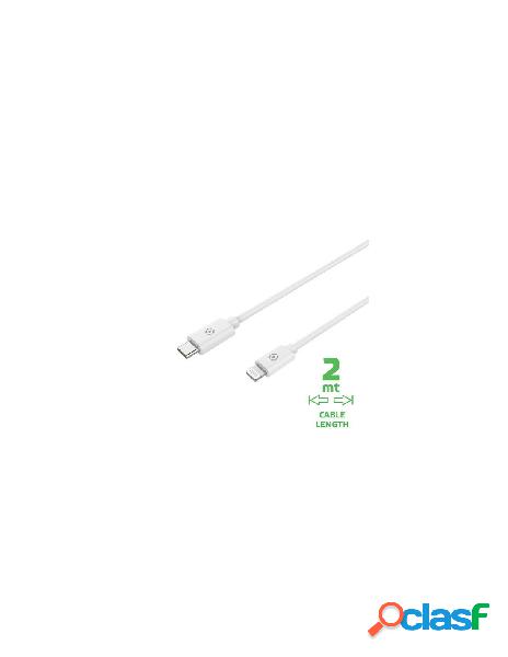 Celly usblightc2mwh cavo lightning 2 m bianco - (cly cavo