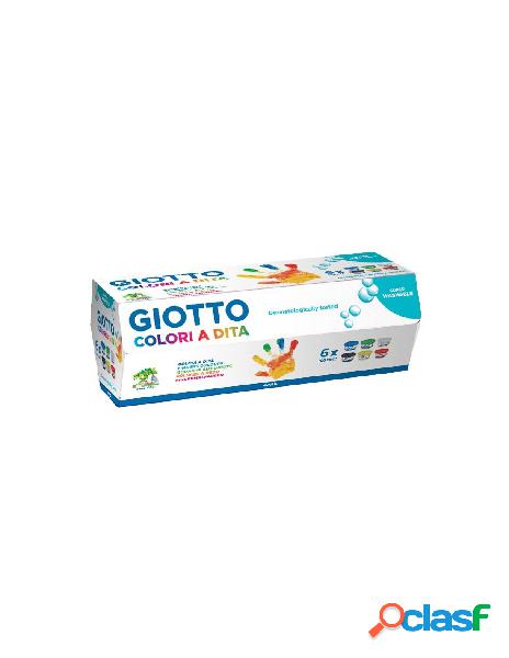 Cf 6 barattoli 100ml giotto dita