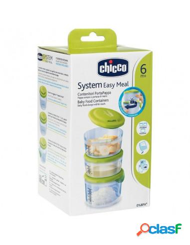 Chicco - Contenitori Portapappa System Easy Meal 6m+