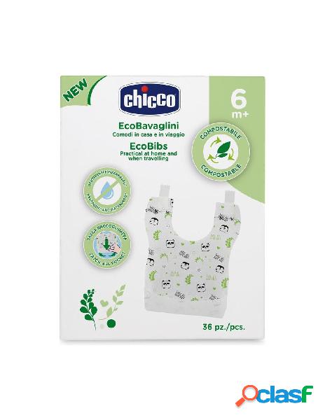 Chicco - bavaglino chicco monouso compostabile 36 pezzi