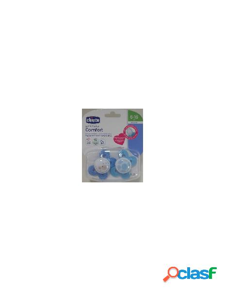 Chicco succhietto comfort boy silicone 6-16m 2pz