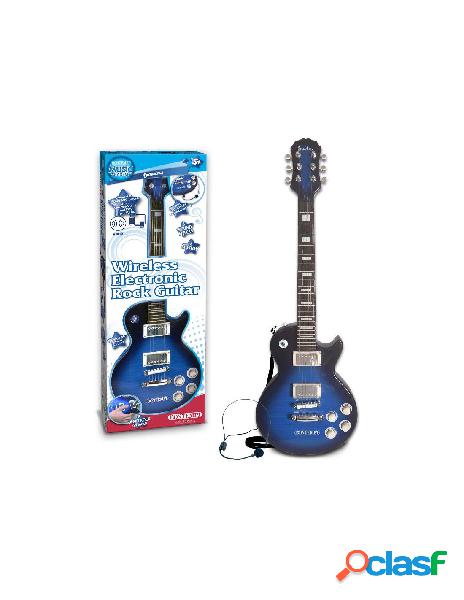 Chitarra elettronica con microfono e connessione wireless.
