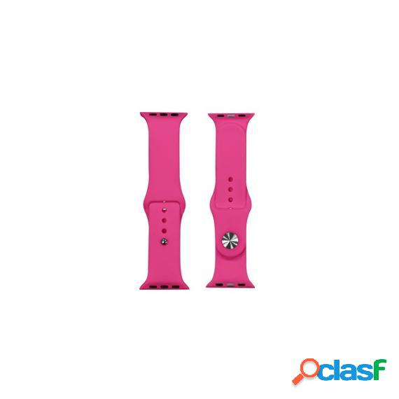 Cinturino In Silicone Fucsia 42Mm 44Mm Misura L Sportivo Per