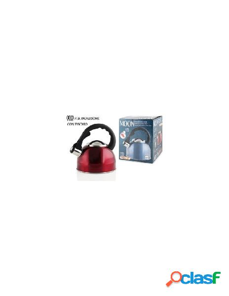 Cme - bollitore cme moon con fischio rosso