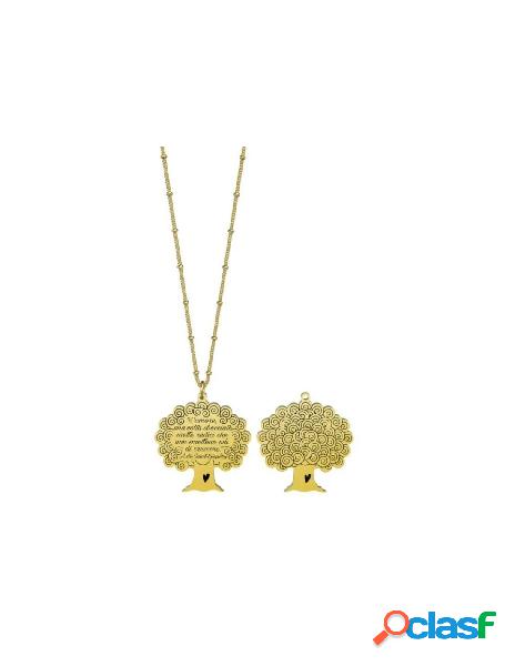 Collana KIDULT NATURE in acciaio 316L - 751119 Lamore una