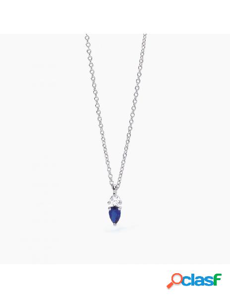 Collana MABINA in argento 925 Royal Zaffiro 553498