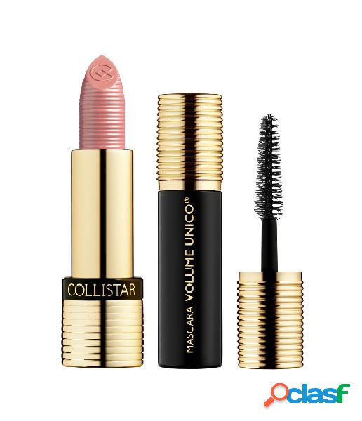 Collistar rossetto unico 01 + mascara volume unico