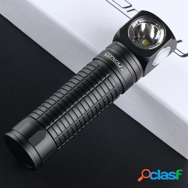 Convoy H1 2 in 1 EDC LED Torcia frontale SST20 1000lm High