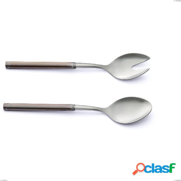 Coppia insalata Fuoco, Acciaio inox 18.10 (AISI304),