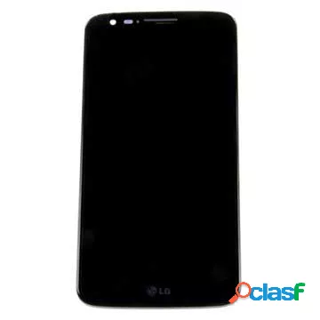 Cover frontale e display LCD per LG G2 - Nero