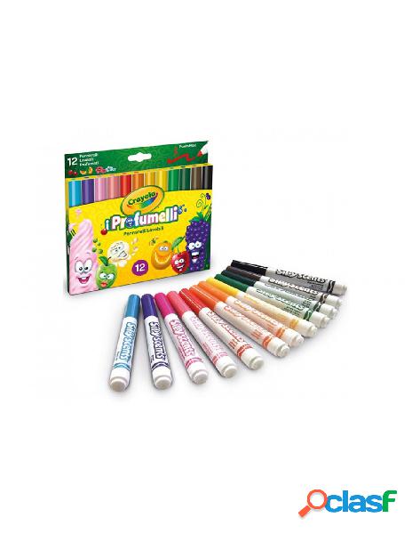 Crayola - pennarelli lavabili i profumelli punta maxi