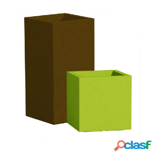 Cube Vaso da Esterno Verde 40 cm - Vasi da esterni