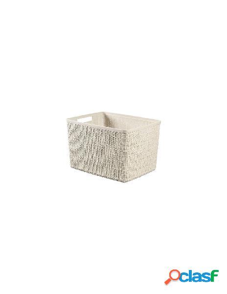 Curver - cesta curver k245373 jute large beige