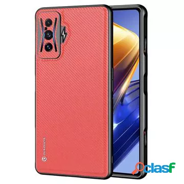 Custodia ibrida Dux Ducis Fino Xiaomi Poco F4 GT - rossa