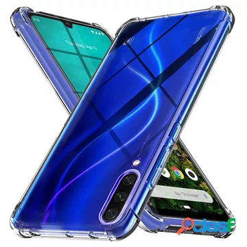 Custodia in TPU antiurto Xiaomi Mi A3, Mi CC9e - Trasparente