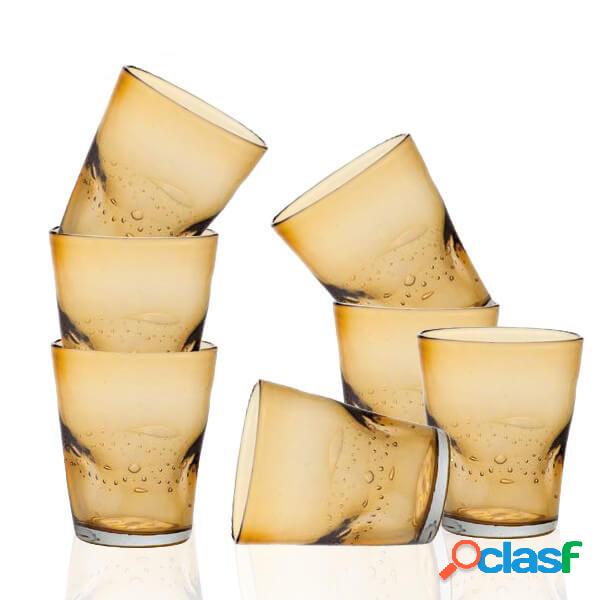 Dali Bicchiere Acqua Ambra 35 cl Set 6 Pz