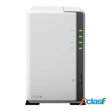 Diskstation ds220j rtd1296 lan mini tower bianco