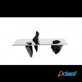 Driade Srl Sereno Tavolino Acciaio Inox Lucidato/alluminio