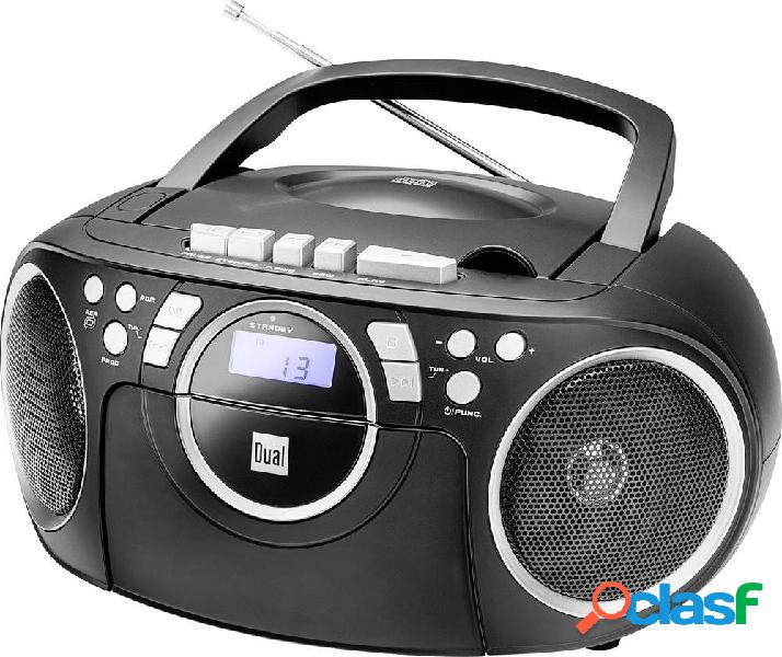 Dual P 70 Radio CD FM AUX, CD, Cassette Nero