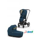 Duo Cybex Priam 4 Telaio Chrome Black Mountain Blue