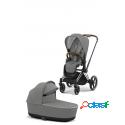 Duo Cybex Priam 4 Telaio Chrome Brown Soho Grey