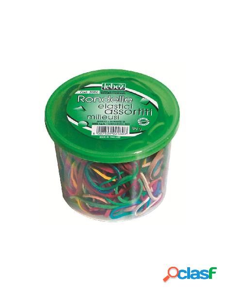 Elastici barattolo 80 g ass.