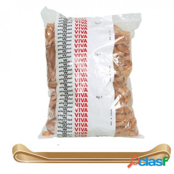 Elastico fettuccia - caucciU - D 10 cm x 5 mm - avana - Viva