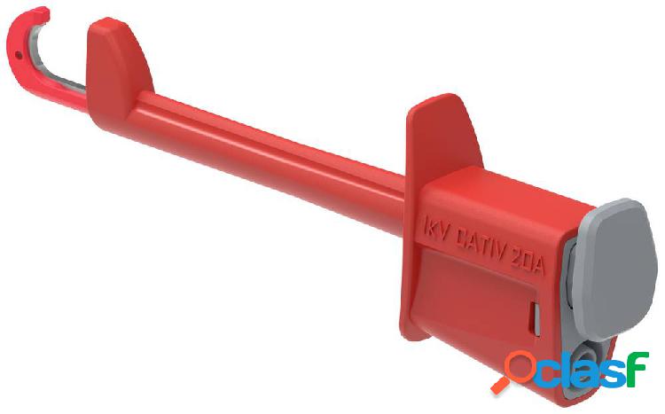 Electro PJP 6001-IECIV-CD1-R Morsetto CAT IV 1000 V Rosso