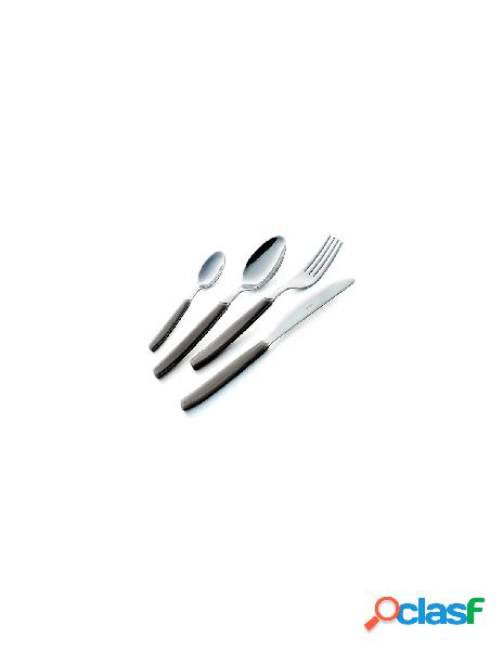 Eme - set posate tavola eme p13bcm 432 cromo acciaio lucido
