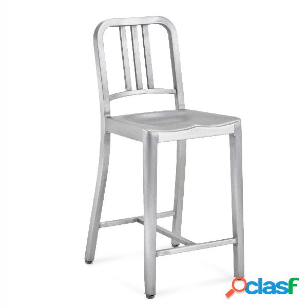 Emeco Navy Sgabello Lucido/Spazzolato