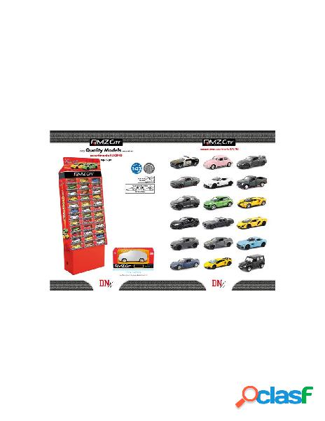 Espositore da terra 72 auto scala 1/32 assortimento racing