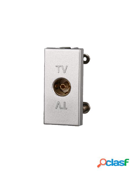 Ettroit connettore presa tv femmina colore grigio