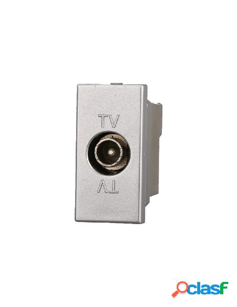 Ettroit connettore presa tv terminale maschio colore grigio