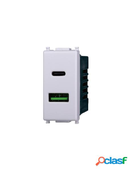 Ettroit - ettroit modulo presa caricatore usb 2 porte 3,1a