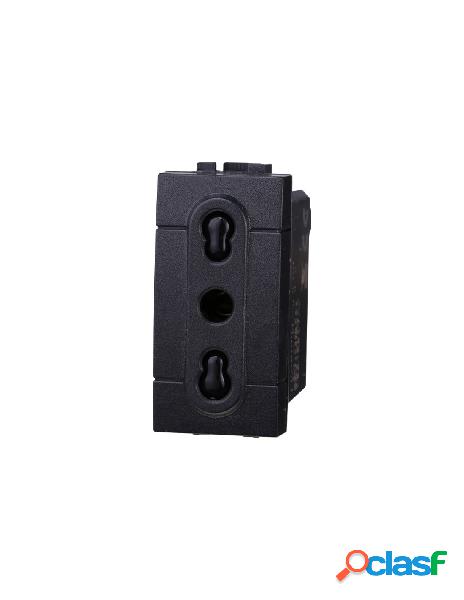 Ettroit - ettroit presa bipasso bivalente 2p+t 10/16a colore