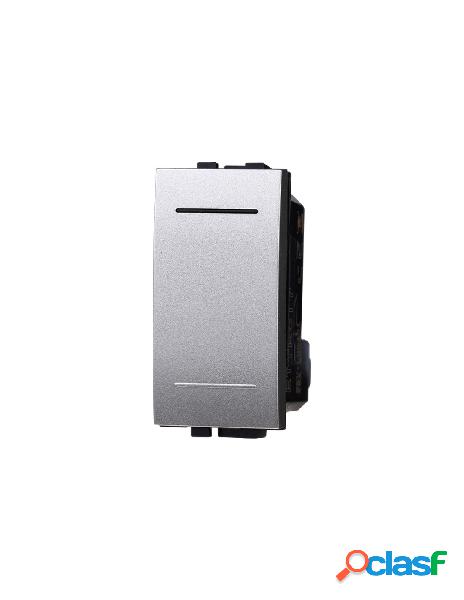Ettroit - ettroit pulsante 1p 16a unipolare colore grigio