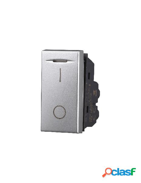 Ettroit interruttore bipolare 0-1 16a colore grigio