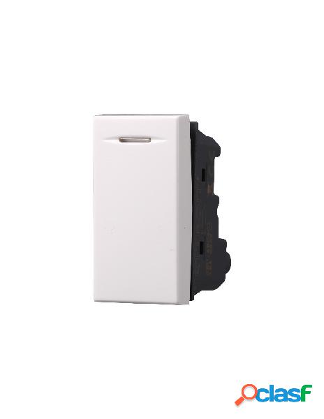 Ettroit pulsante 1p 16a colore bianco compatibile con