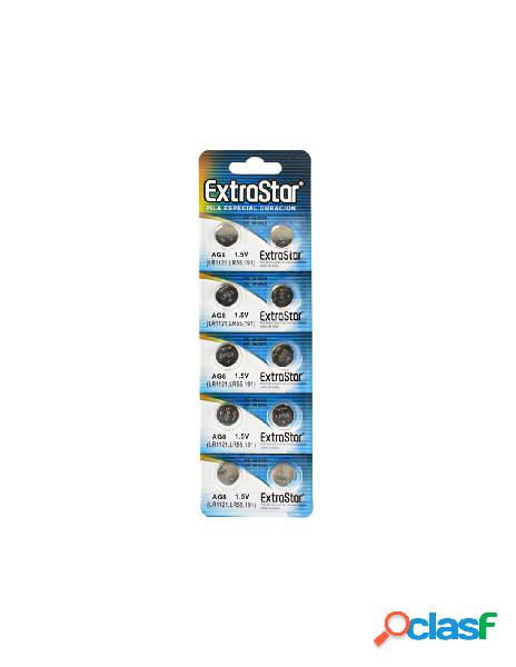 Extrastar - pila batteria a bottone lr1121 lr55 191 1,5v