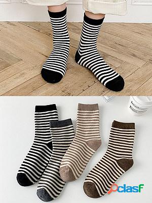 Fall/Winter Striped Socks