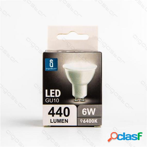 Faretto Led Gu10 A5 6W 440 Lumen Color Box 6400K Luce Fredda