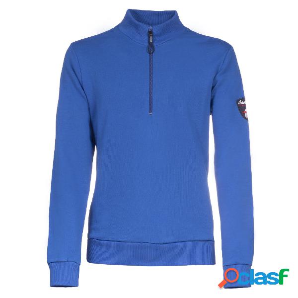 Felpa Canottieri Portofino Galeone mezza zip (Colore: Blu