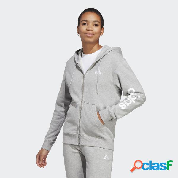 Felpa con cappuccio Essentials Linear Full-Zip French Terry